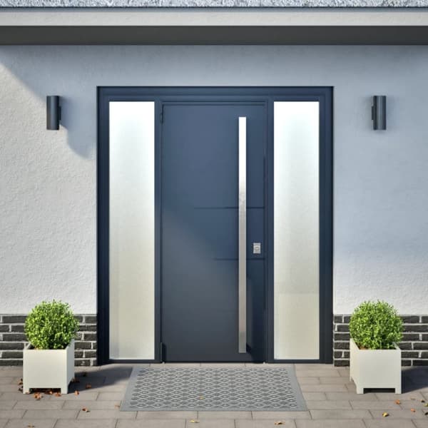 vidaXL Plantekasser 2 stk hvit 30x30x30 cm stål
