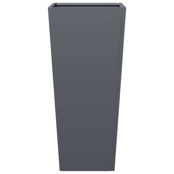 vidaXL Plantekasse antrasitt 35x35x75 cm stål