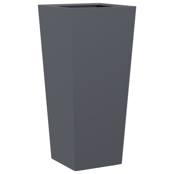 vidaXL Plantekasse antrasitt 35x35x75 cm stål