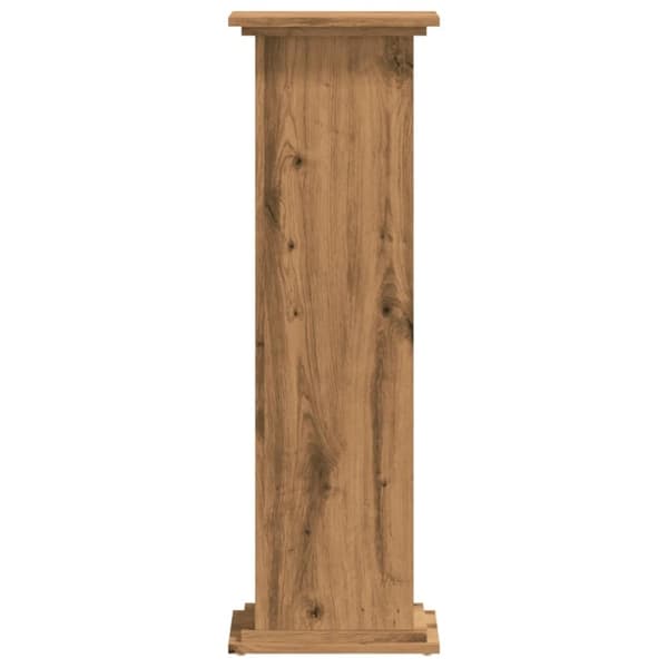 vidaXL Växtställ ek 33x33x100 cm konstruerat trä