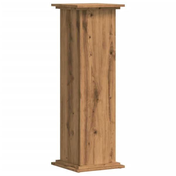 vidaXL Växtställ ek 33x33x100 cm konstruerat trä
