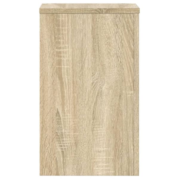 vidaXL Plantestativer 2 stk sonoma eik 30x30x50 cm konstruert tre