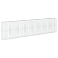 Miniatyrbillede 3 af 8: vidaXL gabionkurv med cover 800x50x200 cm galvaniseret jern