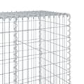 Miniatyrbillede 7 af 8: vidaXL gabionkurv med cover 800x50x200 cm galvaniseret jern