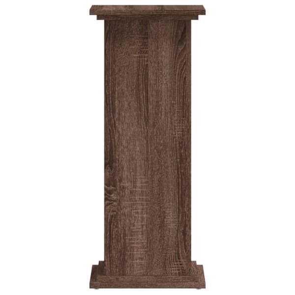 vidaXL Kasviteline ruskea tammi 33x33x80 cm tekninen puu