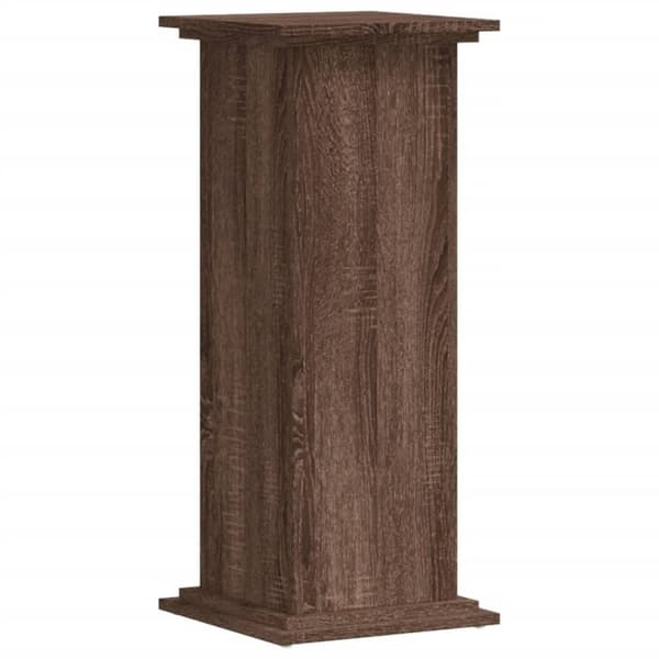 vidaXL Kasviteline ruskea tammi 33x33x80 cm tekninen puu