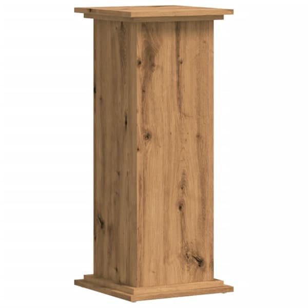 vidaXL plantestativ 33x33x80 cm konstrueret træ gammelt egetræslook