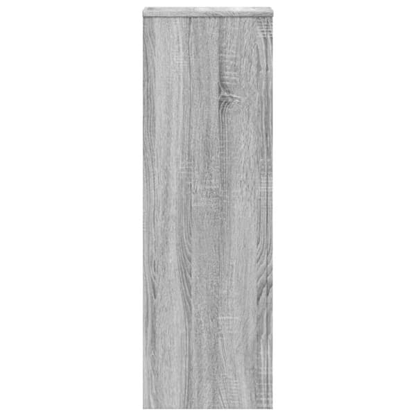 vidaXL plantestativ 33x33x100 cm konstrueret træ grå sonoma-eg