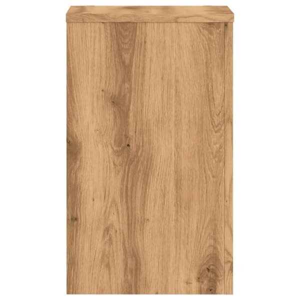 vidaXL plantestativer 2 stk. 30x30x50 cm konstrueret træ egetræsfarvet