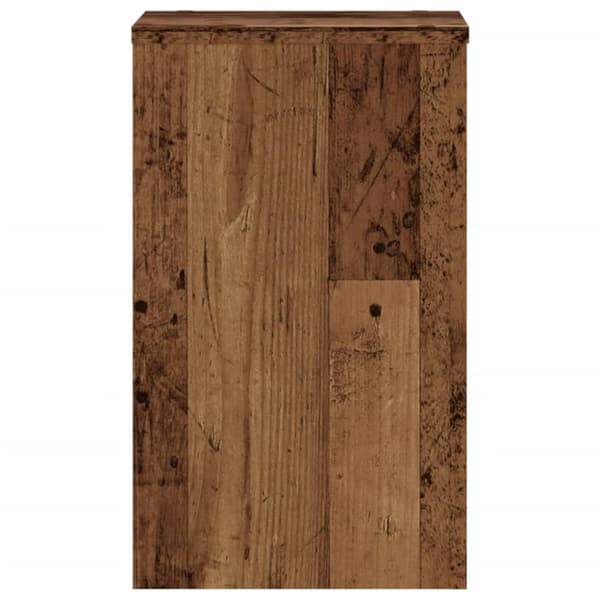 vidaXL Kasvitelineet 2 kpl vanha puu 30x30x50 cm tekninen puu