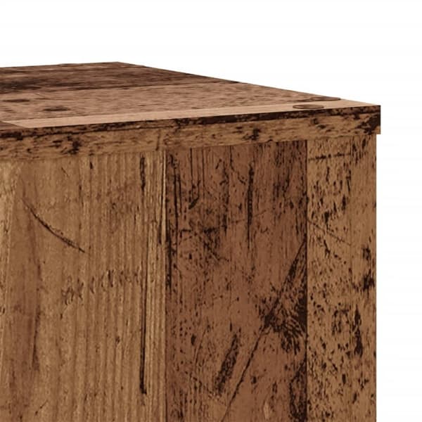 vidaXL Kasvitelineet 2 kpl vanha puu 30x30x50 cm tekninen puu