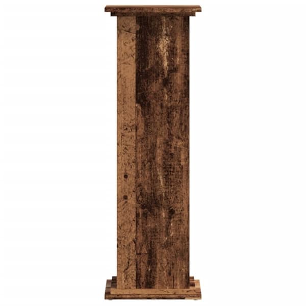vidaXL plantestativ 33x33x100 cm konstrueret træ gammelt trælook