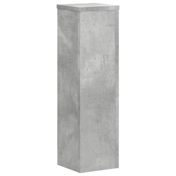 vidaXL plantestativer 2 stk. 17x17x60 cm konstrueret træ betongrå