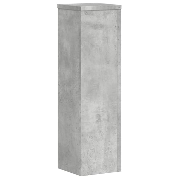 vidaXL plantestativer 2 stk. 17x17x60 cm konstrueret træ betongrå