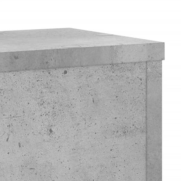 vidaXL plantestativer 2 stk. 17x17x60 cm konstrueret træ betongrå