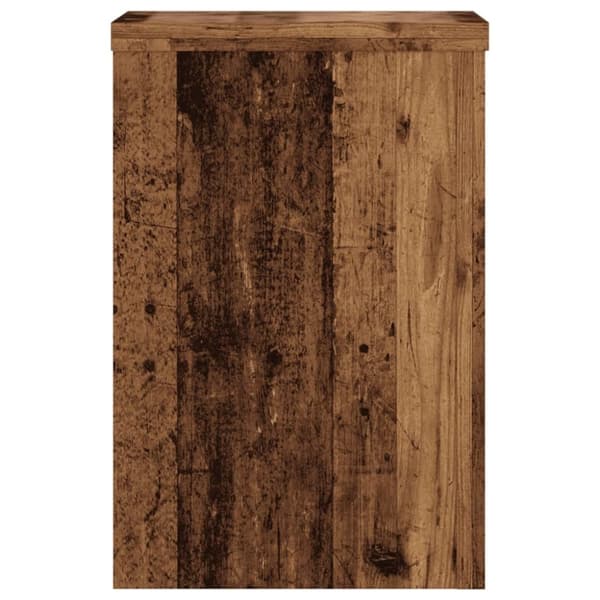 vidaXL Växtställ 2 st åldrat trä 25x25x35 cm konstruerat trä