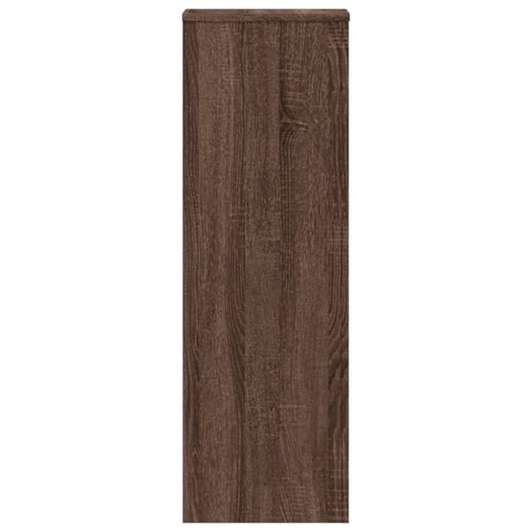 vidaXL Plantestativ brun eik 33x33x100 cm konstruert tre