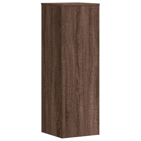 vidaXL Plantestativ brun eik 33x33x100 cm konstruert tre