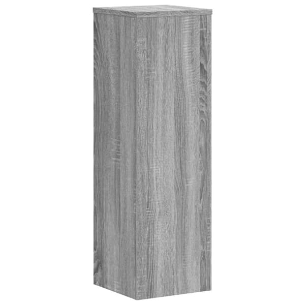 vidaXL Växtställ 2 st grå sonoma 25x25x80 cm konstruerat trä