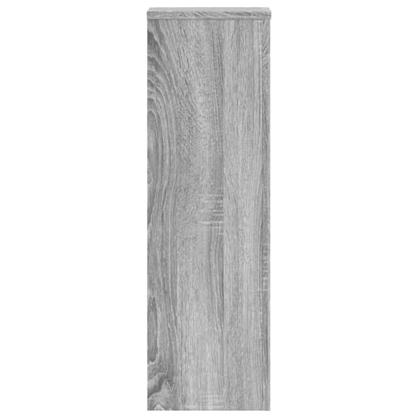 vidaXL Växtställ 2 st grå sonoma 25x25x80 cm konstruerat trä