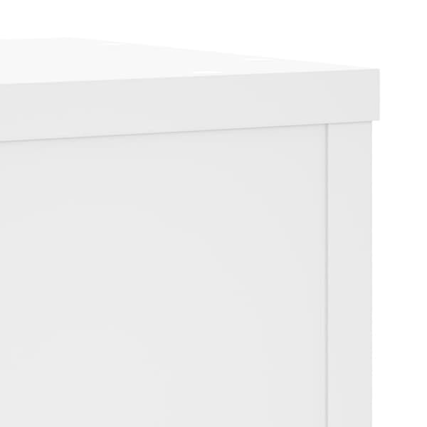 vidaXL Växtställ 2 st vit 25x25x35 cm konstruerat trä
