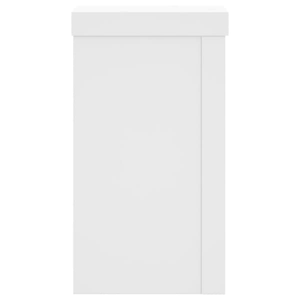 vidaXL Växtställ 2 st vit 10x10x18 cm konstruerat trä