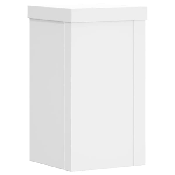 vidaXL Växtställ 2 st vit 10x10x18 cm konstruerat trä