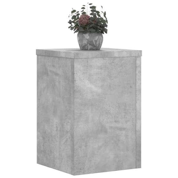 vidaXL Växtställ 2 st betonggrå 20x20x30 cm konstruerat trä