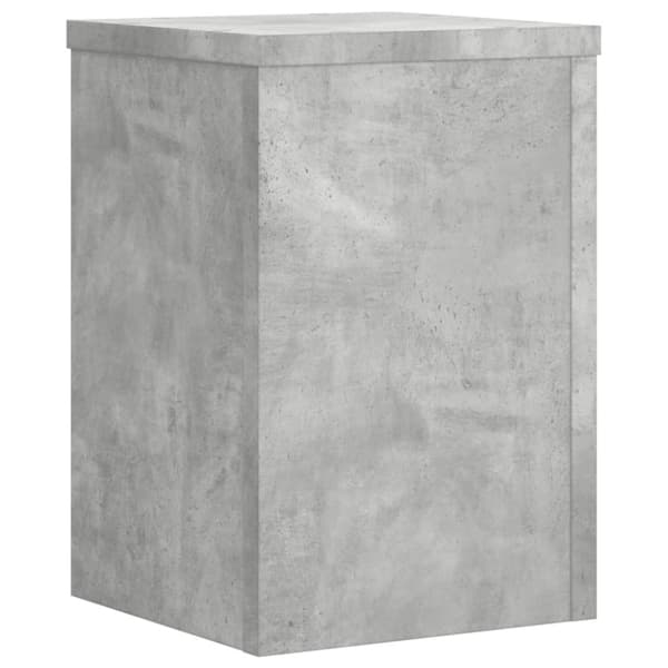 vidaXL Växtställ 2 st betonggrå 20x20x30 cm konstruerat trä