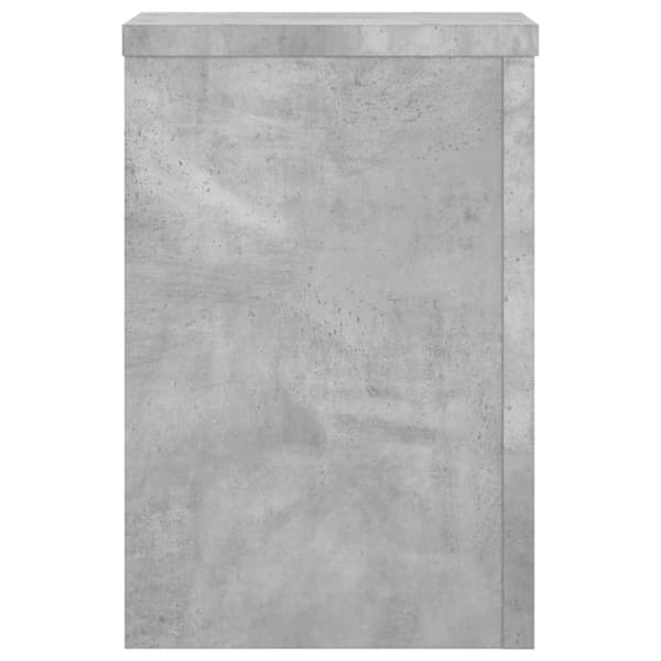 vidaXL Växtställ 2 st betonggrå 20x20x30 cm konstruerat trä