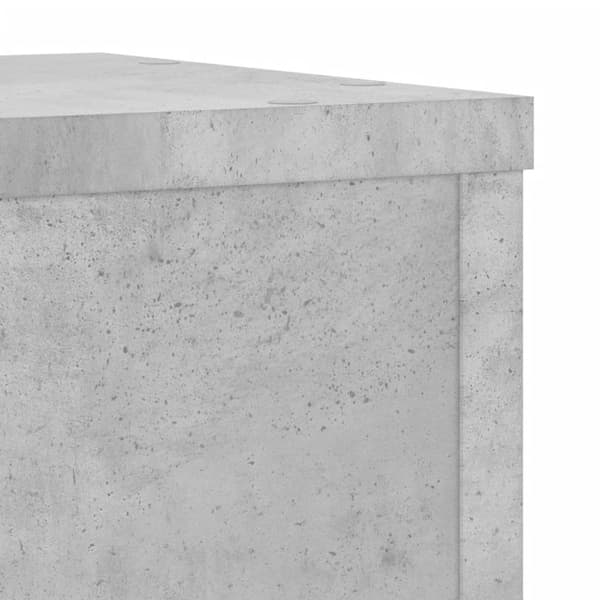 vidaXL Växtställ 2 st betonggrå 20x20x30 cm konstruerat trä