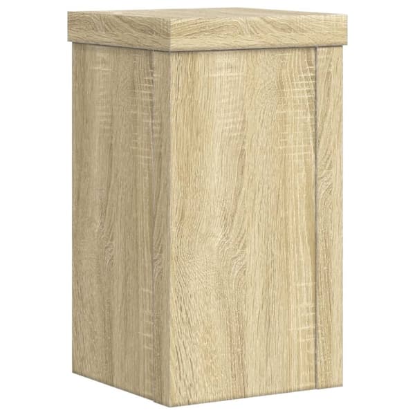 vidaXL Växtställ 2 st sonoma ek 10x10x18 cm konstruerat trä