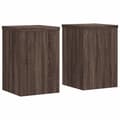 Miniatyrbilde 3 av 11: vidaXL Plantestativer 2 stk brun eik 20x20x30 cm konstruert tre