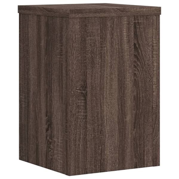 vidaXL Plantestativer 2 stk brun eik 20x20x30 cm konstruert tre