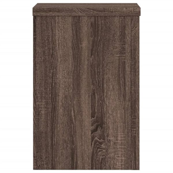 vidaXL Plantestativer 2 stk brun eik 20x20x30 cm konstruert tre