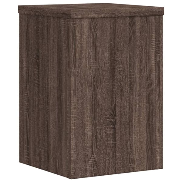 vidaXL Plantestativer 2 stk brun eik 20x20x30 cm konstruert tre