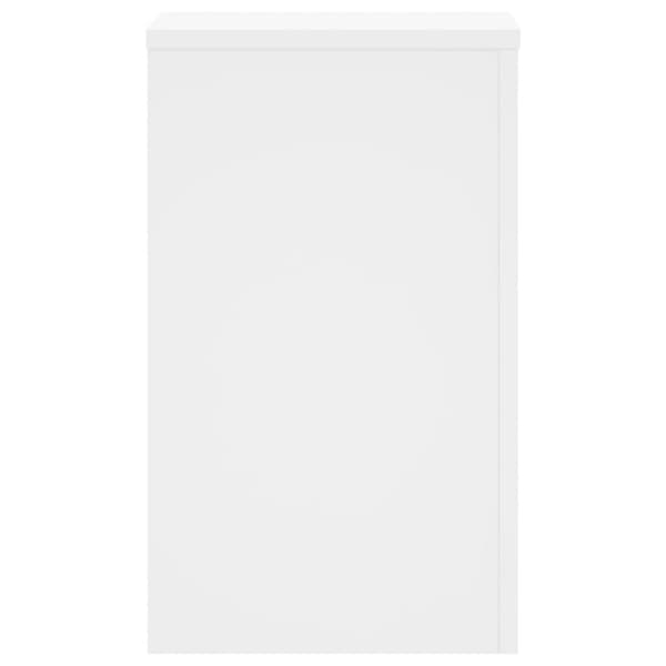 vidaXL Växtställ 2 st vit 30x30x50 cm konstruerat trä