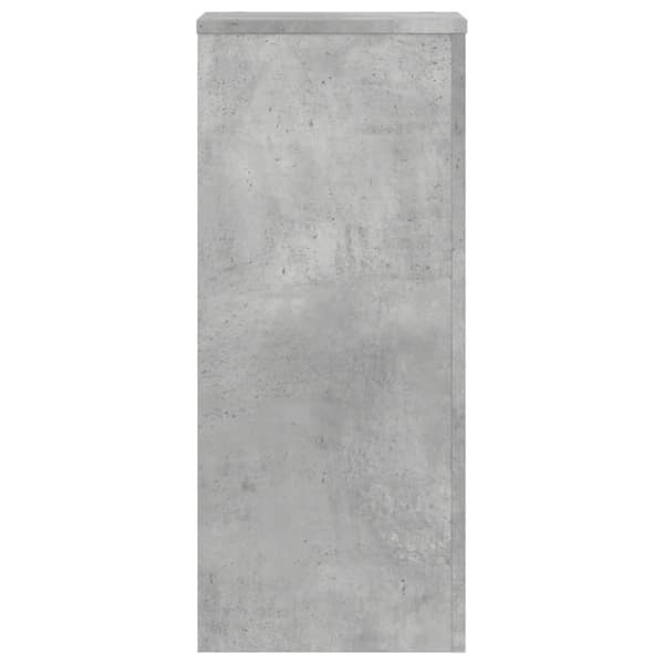 vidaXL Växtställ 2 st betonggrå 30x30x70 cm konstruerat trä