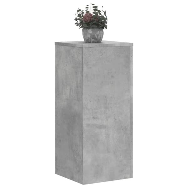 vidaXL Kasvitelineet 2 kpl betoninharmaa 30x30x70 cm tekninen puu