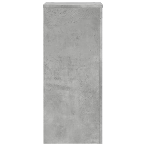 vidaXL Kasvitelineet 2 kpl betoninharmaa 30x30x70 cm tekninen puu