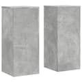 Pikkukuva 1 / 11: vidaXL Kasvitelineet 2 kpl betoninharmaa 30x30x70 cm tekninen puu