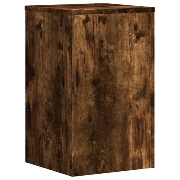 vidaXL Växtställ 2 st rökfärgad ek 30x30x50 cm konstruerat trä