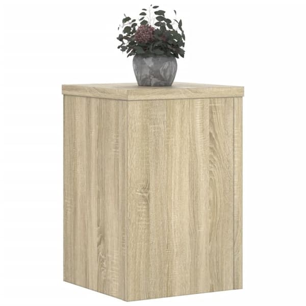 vidaXL Plantestativer 2 stk sonoma eik 20x20x30 cm konstruert tre