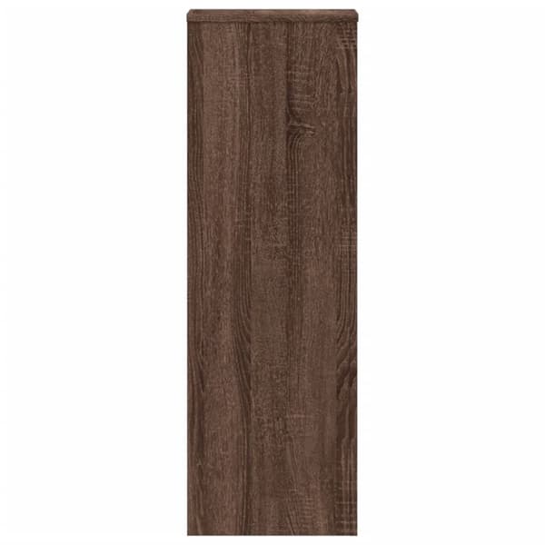 vidaXL plantestativer 2 stk. 33x33x100 cm konstrueret træ brunt eg