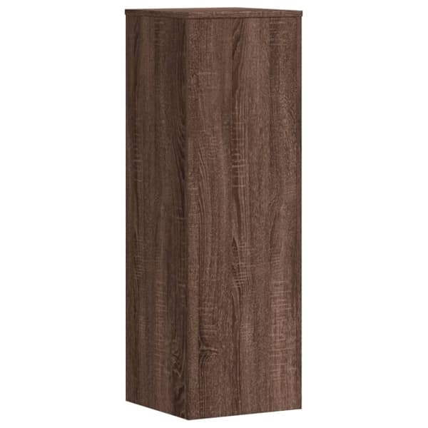 vidaXL plantestativer 2 stk. 33x33x100 cm konstrueret træ brunt eg