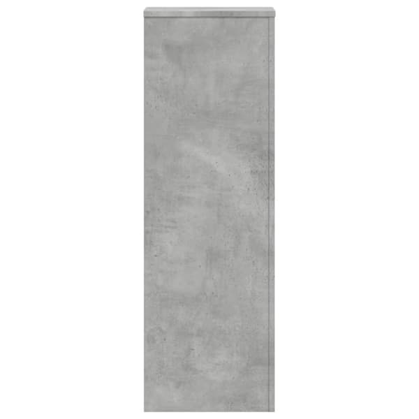 vidaXL Kasvitelineet 2 kpl betoninharmaa 33x33x100 cm tekninen puu