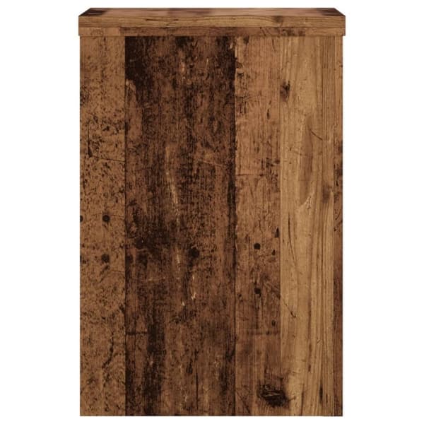 vidaXL plantestativer 2 stk. 20x20x30 cm konstrueret træ antikt træ