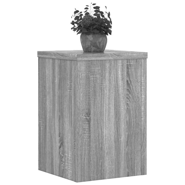 vidaXL Kasvitelineet 2 kpl harmaa Sonoma 25x25x35 cm tekninen puu