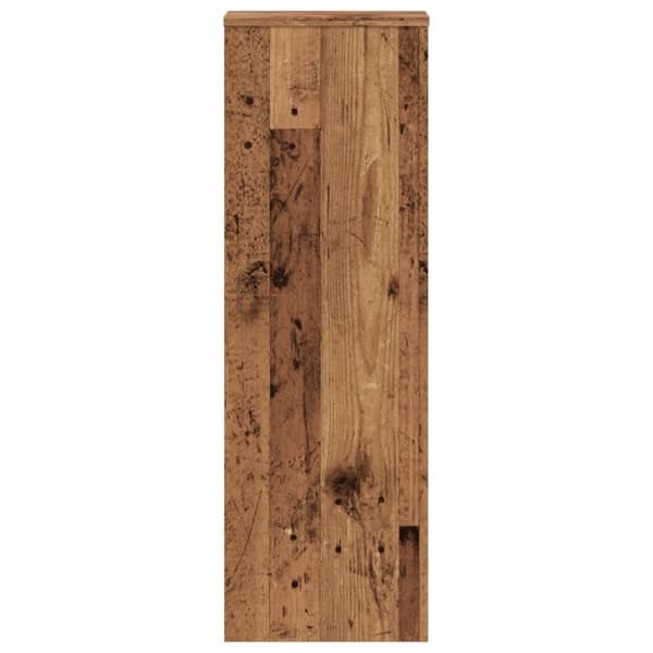 vidaXL Kasvitelineet 2 kpl vanha puu 33x33x100 cm tekninen puu