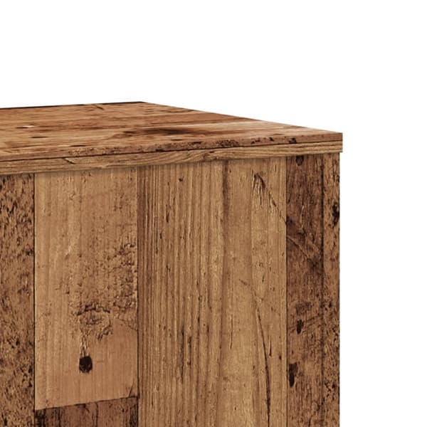 vidaXL Kasvitelineet 2 kpl vanha puu 33x33x100 cm tekninen puu